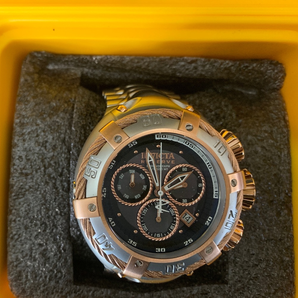 Invicta Bolt Reserve Chronograph Watch Model 21342